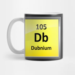 Dubnium Periodic Table Element Symbol Mug